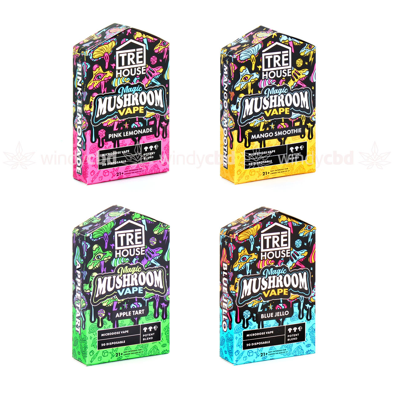 Tre House Mushroom Vape Drug Test TRE House Magic Mushroom 2g Disposable Vape | Potent Blend