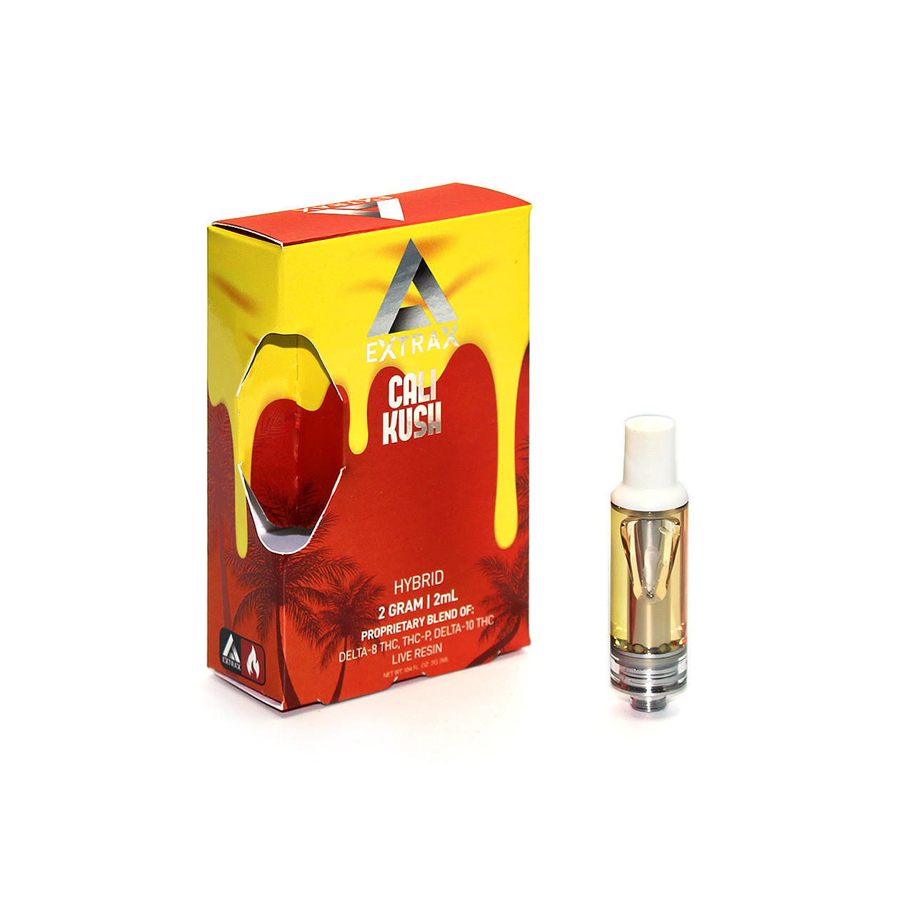 Effex Extrax 2g Live Resin D8 + THC + THCP + D10 Cartridge