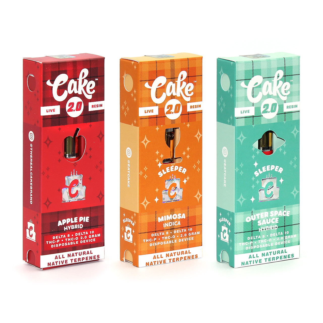 Cake TKO Live Resin 3g Disposable Vape Cake Delta 8 TKO