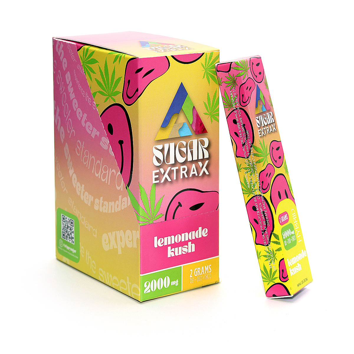 Trippy Sugar Extrax 2g Disposable Vape 2000mg THCO TRIPPY