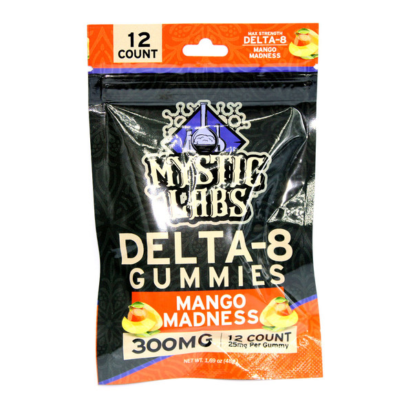 Mystic Labs Delta 8 Gummy Mango Medness