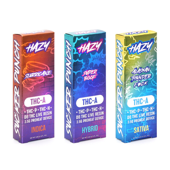 Hazy THC-A Live Resin 3.5g Disposable Vape