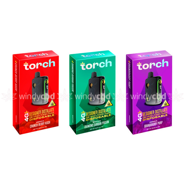 TORCH Designer Distillate 4mg Disposable Vape