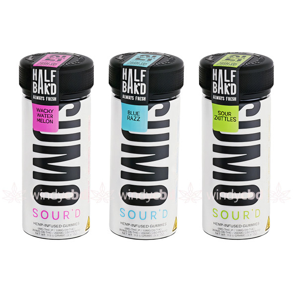 Half Baked SOUR'D SUMO 10000mg Gummies 25ct