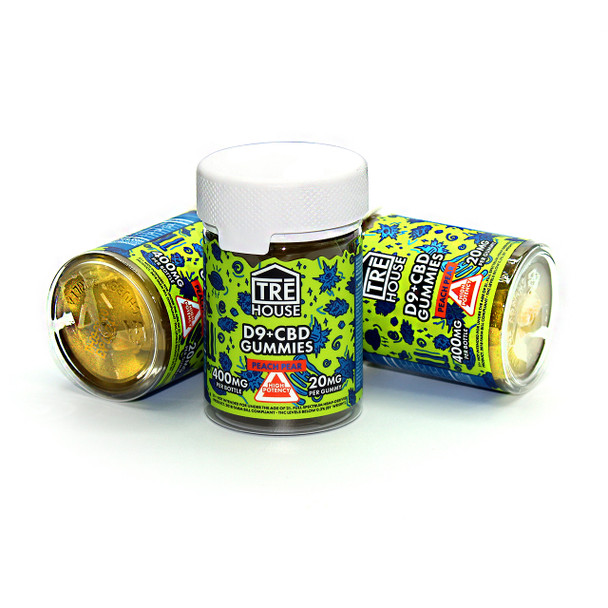 Tre House D9 + CBD Gummies 20ct