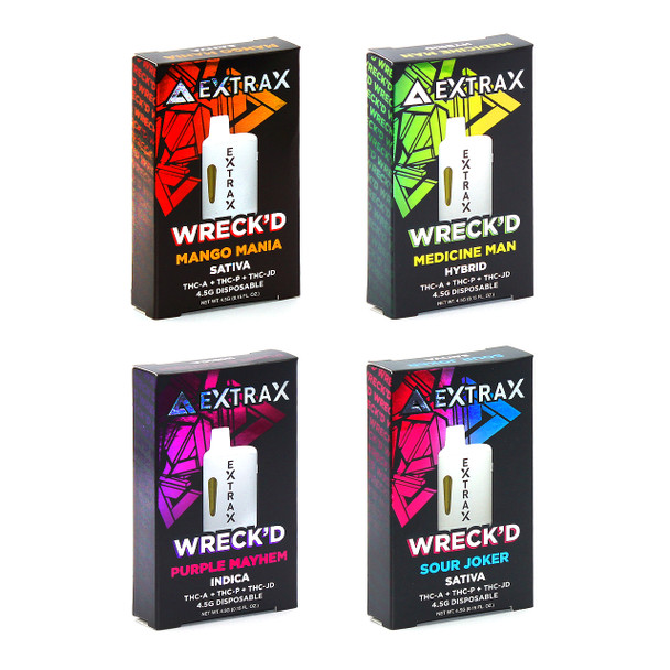 Extrax Wreckd THC-A + THC-P 4.5g Disposable Vape