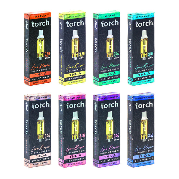 Torch Live Resin Diamonds THC-A Cartridge