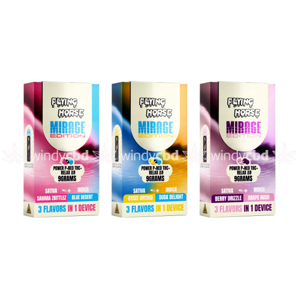Flying Horse 3 in 1  Mirage Edition 9g Disposable Vape