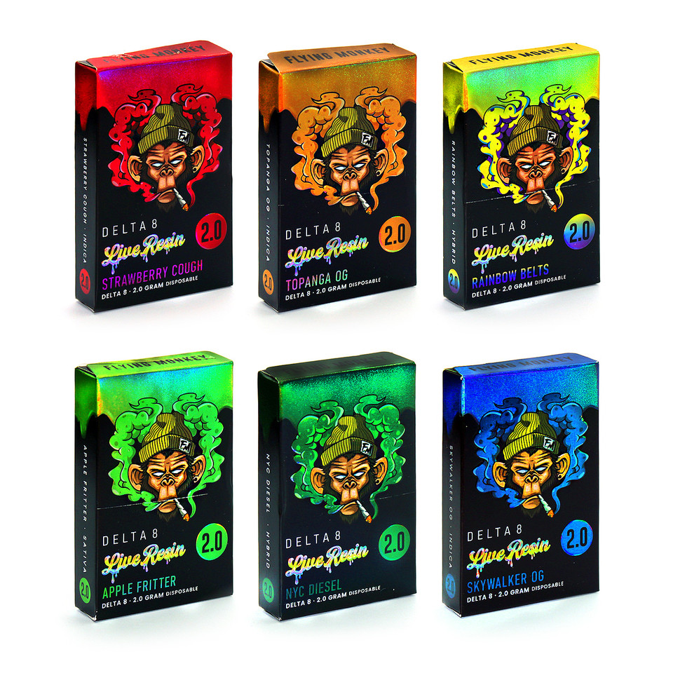 Flying Monkey Delta 8 Liquid Diamonds 2g Disposable Vape