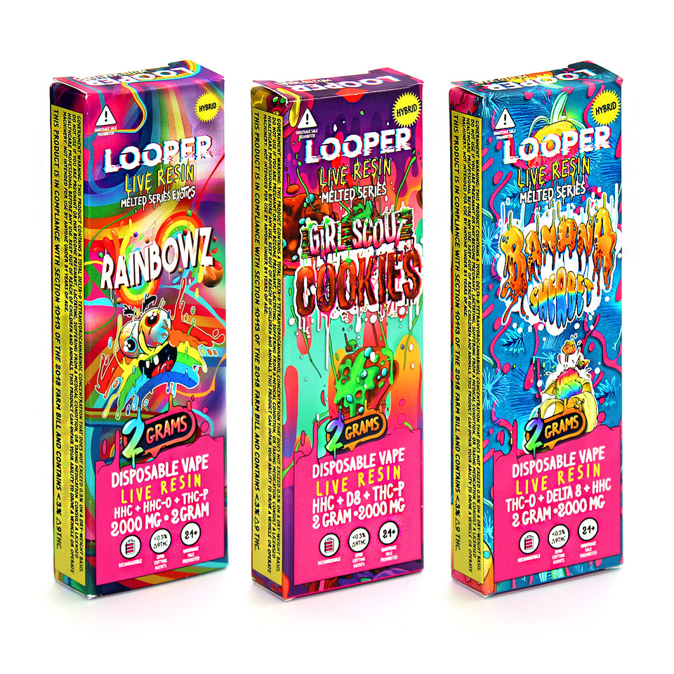 LOOPER Delta 8 Vape Carts & eCigs Online at Windy CBD