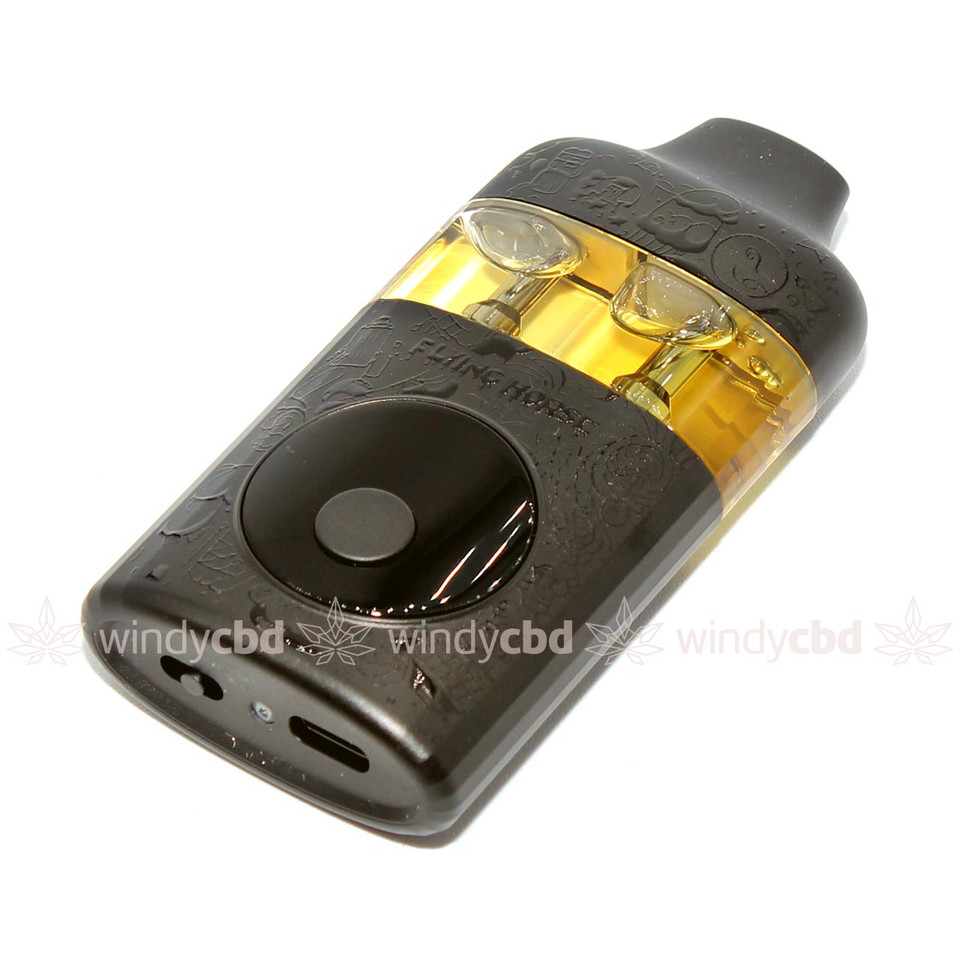 Can You Fly With A Thc Vape Flying Horse 3 in 1 THC-A + THC-P 9g Disposable Vape | Stoner and Black