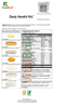 Daily Health Kit Packet