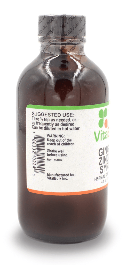 Ginger Zinger Syrup - 4 Oz. Bottle