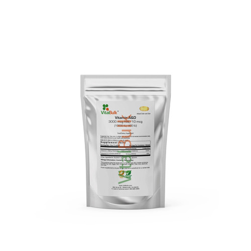 A&D 3000 mcg RAE / 10 mcg  (10,000/400 IU) Softgel