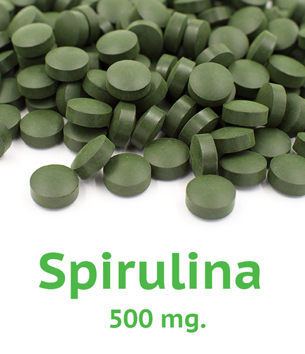 Spirulina 500 mg Tablet 