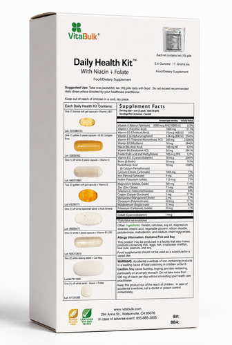 Daily Health Kit with Niacin + Folate