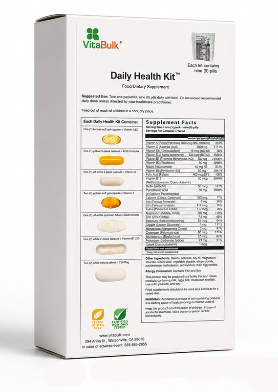 Daily Health Kit Packet