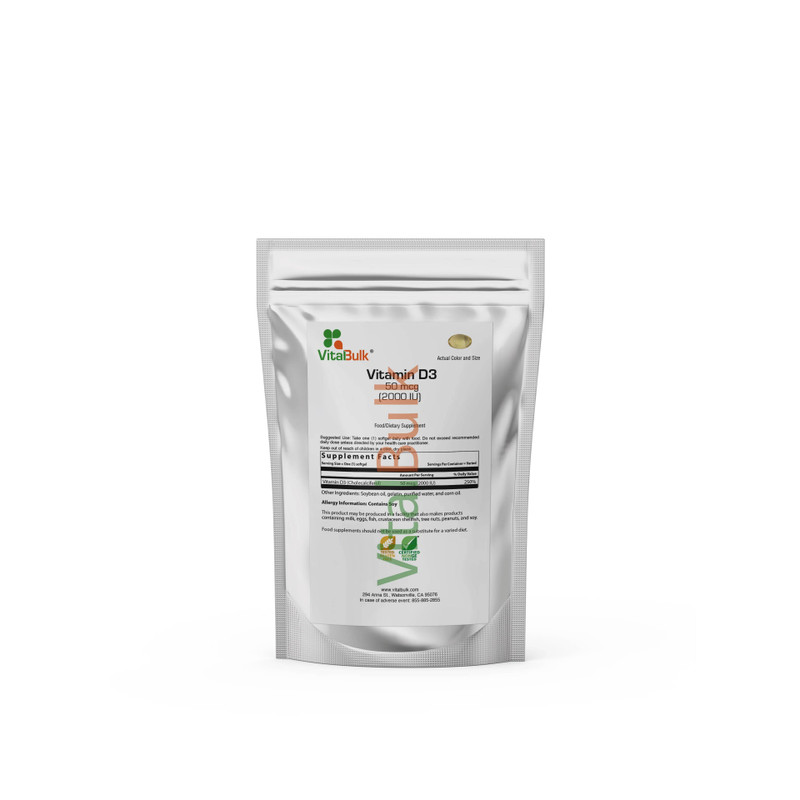 D3 50 mcg (2,000 IU) Softgel