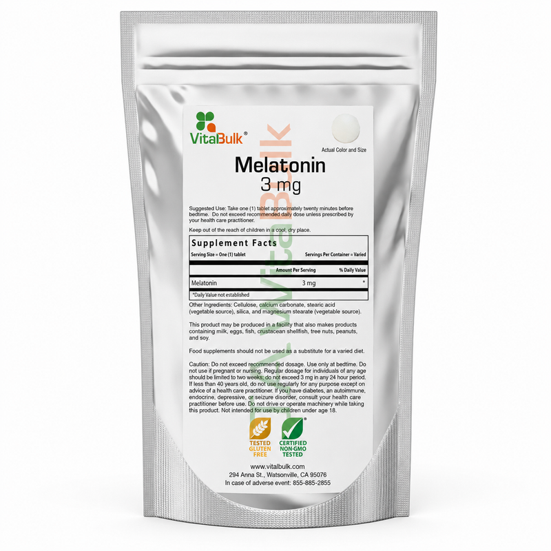 Melatonin 3 mg Tablet (U.S. Only)