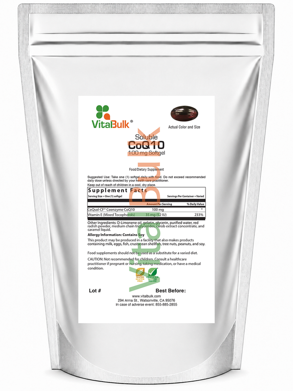 CoQ10 (Soluble) 100 mg Softgel