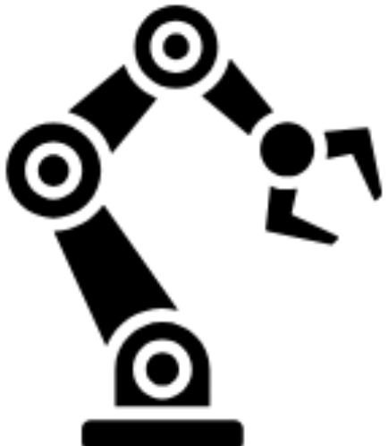 robotic arm line drawing