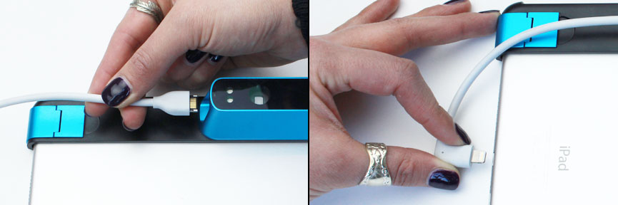 structure sensor bracket seated correctly