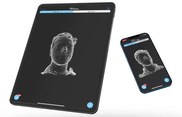 iPad and iPhone with Structure Capture screenshots