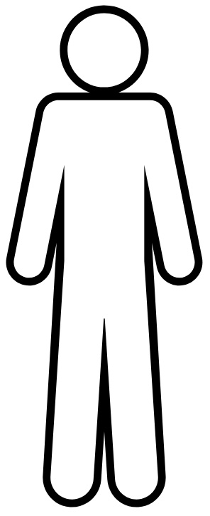 person line drawing