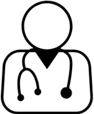 doctor line drawing