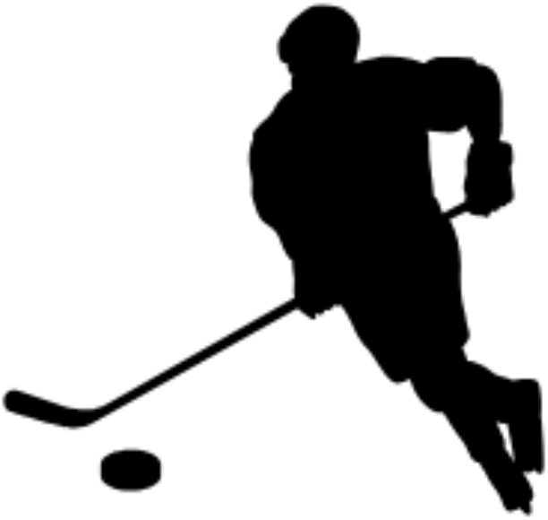 hockey player silhouette