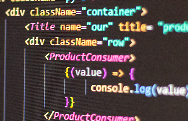 typing at a computer