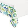 Blue & Green Dinosaur Table Cover - 54 in x 84 in
