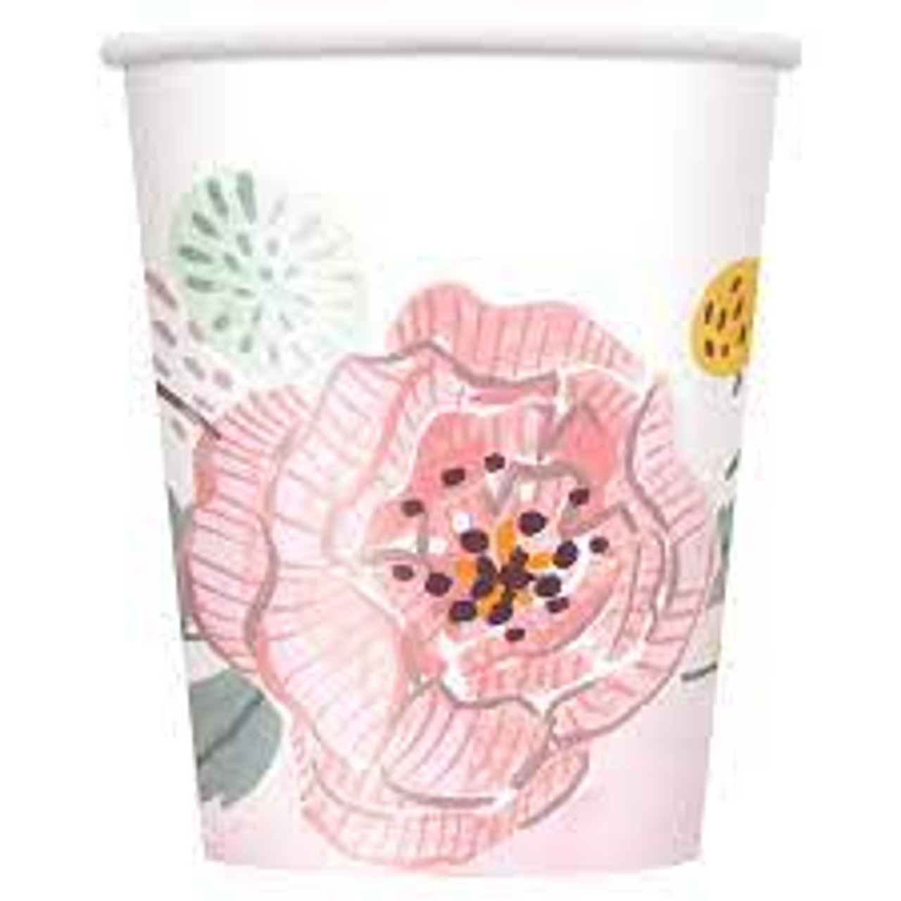 Floral 7 in. Paper Plates