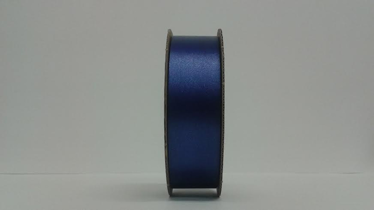 Royal Blue Poly Satin Wide Ribbon 100 Yards - Party Warehouse