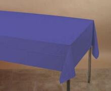 Purple Plastic Table Cover - 54 in x 108 in