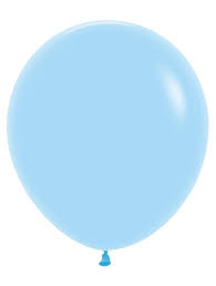Sempertex Pastel Matte Blue 11" Balloons - 100 count