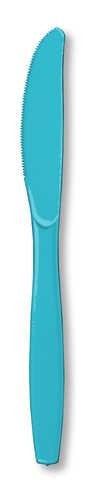 Bermuda Blue Plastic Knives - 24 ct