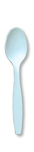 Pastel Blue Plastic Spoons