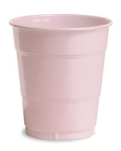 Classic Pink 12 oz Plastic Cups - 20 ct