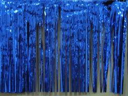 Royal Blue Metallic Fringe 20 Feet Long x 15 in