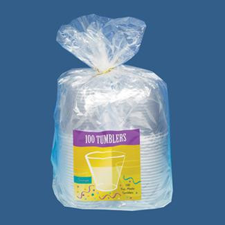 Clear 9oz Plastic Tumblers 100ct