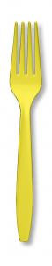 Mimosa Plastic Forks - 24 ct