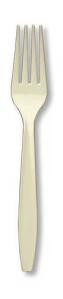 Ivory Plastic Forks Case