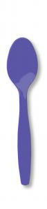 Purple Plastic Spoons