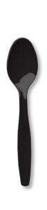 Black Velvet Plastic Spoons Case