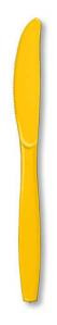 School Bus Yellow Plastic Knives Case