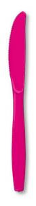 Hot Magenta Plastic Knives