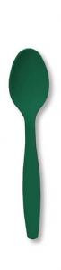 Hunter Green Plastic Spoons Case