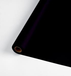 Black Velvet Table Cover Roll - 100 feet long