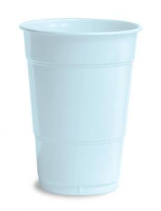 Pastel Blue 16 oz Plastic Cups